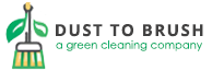 Dust to Brush Cleaning Services New Jersey Logo with white background